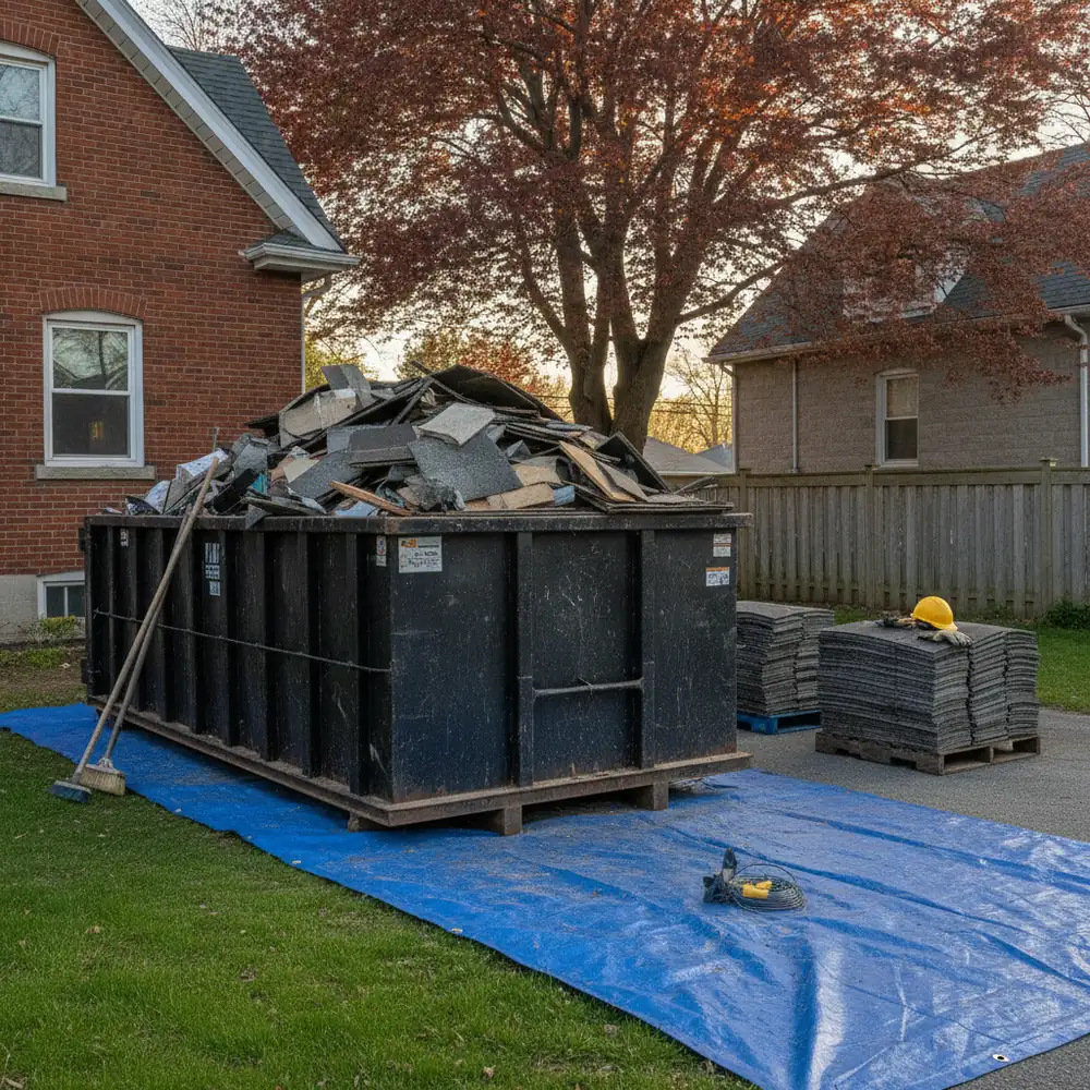 Roofing Debris Bin Rental